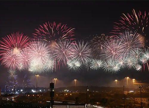 华安县焰火晚会